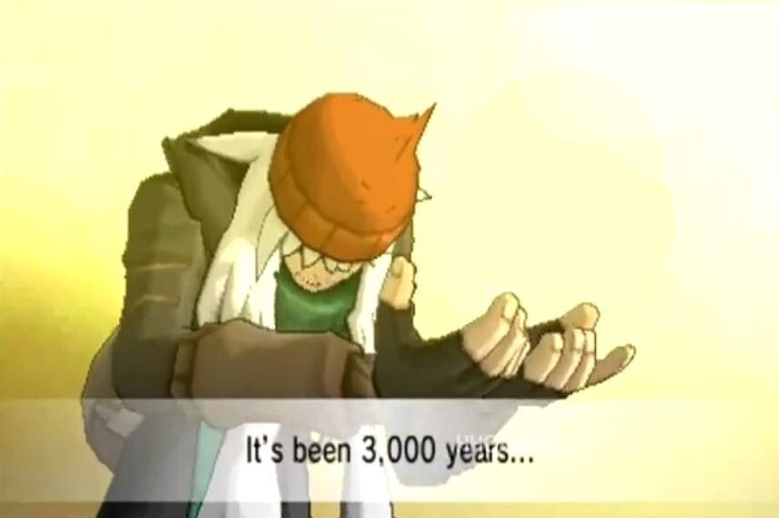pokemon xy AZ "it's been 3000 years" reaction meme